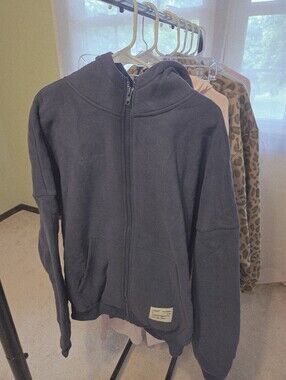 Comfrt Affirmation Hoodie Midnight Blue Large NWOT